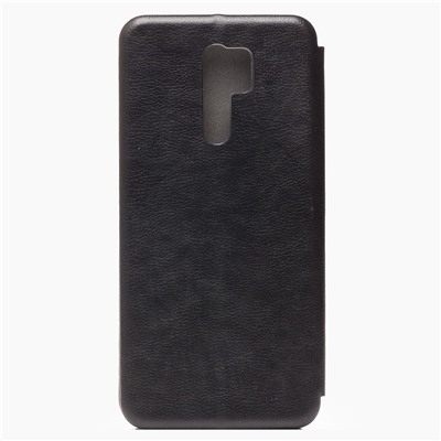 Чехол-книжка - BC002 для "Xiaomi Redmi 9" (black) откр.вбок