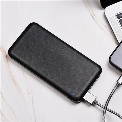 Внешний аккумулятор Borofone BT20(пов.уп) 10 000mAh Micro USB/USB Type-C (black)