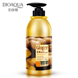 BIOAQUA Ginger Шампунь для волос с имбирем, 400 мл\48шт