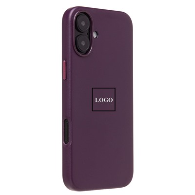 Чехол-накладка ORG SM002 экокожа SafeMag для "Apple iPhone 16 Plus" (mulberry) (234506)