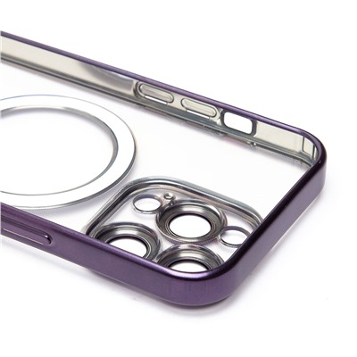 Чехол-накладка - SM027 SafeMag для "Apple iPhone 14 Pro" (dark violet)