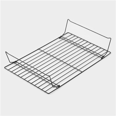 Решётка для глазирования и остывания кондитерских изделий, 3 яруса, 40,5×25 см, цвет чёрный