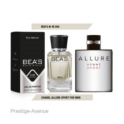 Beas M209 Сhanеl Аllurе Sport Men edp 50 ml