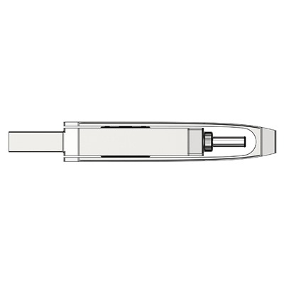 Флэш накопитель USB 64 Гб Netac U782C Dual 3.0 + Type C (silver)