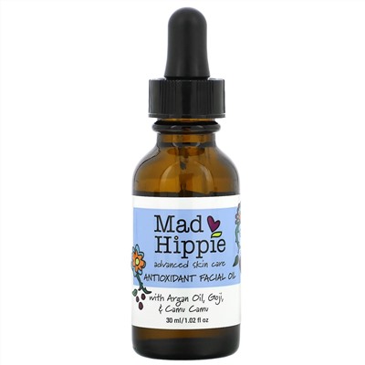 Mad Hippie Skin Care Products, масло для лица с антиоксидантами, 30 мл (1,0 жидк. унция)