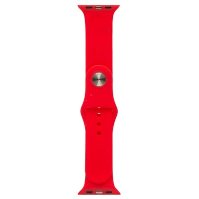 Ремешок - ApW01 Apple Watch 42/44/45мм силикон (015) (red)