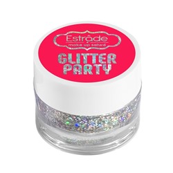 Гелевый глиттер для лица, тела и волос Estrade GLITTER PARTY, тон 02 dancing, 6,5г