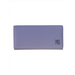 Женское портмоне из искусственной кожи, цвет сер-фиолетовый