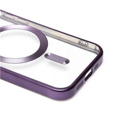 Чехол-накладка - SM027 SafeMag для "Apple iPhone 14 Pro" (dark violet)