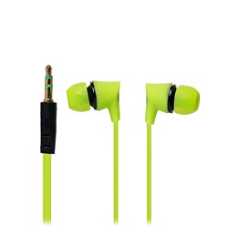 Проводные наушники внутриканальные Music Level ML-400 (повр.уп.) Jack 3,5  (green)