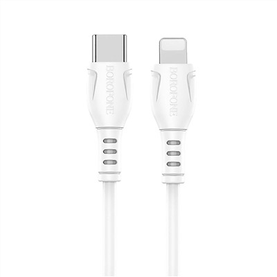 Кабель Type-C - Apple lightning Borofone BX51 20W 100см 3A  (white)