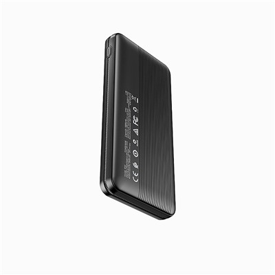 Внешний аккумулятор Borofone BT32 (пов.уп) 10 000mAh Micro USB/USB Type-C (black)