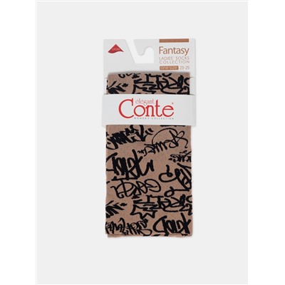 Носки женские CONTE FANTASY Носки с рисунком «граффити»