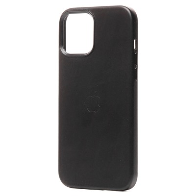 Чехол-накладка ORG SM002 экокожа SafeMag для "Apple iPhone 12 Pro Max" (black)