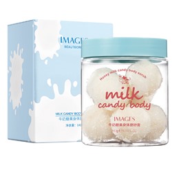 IMAGES Candy Body Scrub скраб для тела в шариках с молочными протеинами, 140 г.