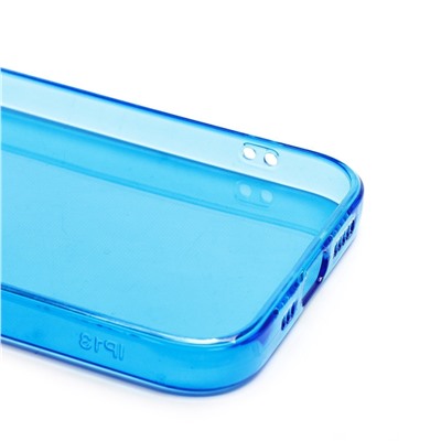 Чехол-накладка - SC344 для "Apple iPhone 13" (transparent/blue) (232045)