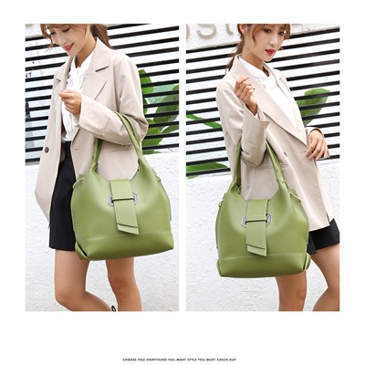 Набор сумок из 3 предметов, арт А108, цвет:зелёный