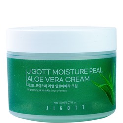 JIGOTT Крем для лица АЛОЕ Moisture Real Aloe Vera Cream 150 мл