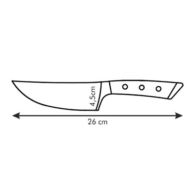 Нож кулинарный Tescoma Azza, 13 см