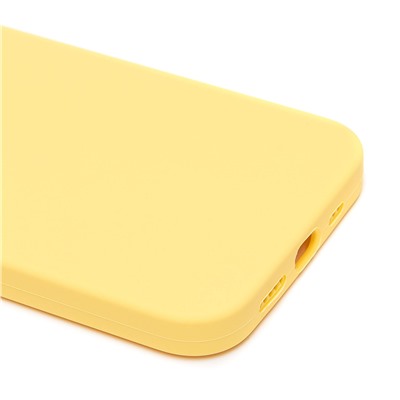 Чехол-накладка ORG Soft Touch с закрытой камерой для "Apple iPhone 13" (yellow)