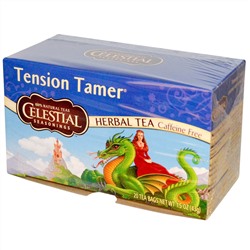 Celestial Seasonings, Травяной чай, устранение напряжения, без кофеина, 20 чайных пакетиков, 1.5 унций (43 г)