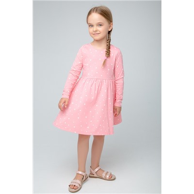 Платье для девочки Crockid К 5786 розовая глазурь, звездочки