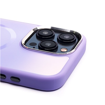 Чехол-накладка - SM023 SafeMag для "Apple iPhone 15 Pro Max" (light violet) (228911)