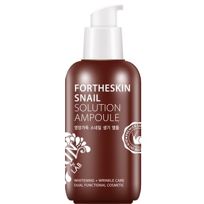 FORTHESKIN Сыворотка для лица МУЦИН УЛИТКИ SNAIL SOLUTION AMPOULE 100 мл