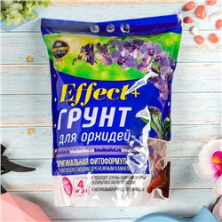 Грунт для орхидей Effect+ с дренажным камнем фр.10-30, 4 л.