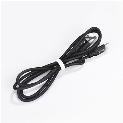 Кабель USB - Type-C Hoco X14 Times Speed (повр. уп)  100см 3A  (black)