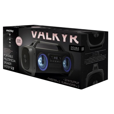 Портативная акустика Smart Buy SBS-115 Valkyr bluetooth, MP3,FM