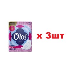 Ola!Extrafix Ultra Super Прокладки 8шт Бархатистая сеточка 3шт