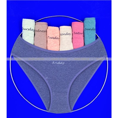 Трусы женские Турция большие размеры "Неделька - 7 шт." арт. 713110 (724110, 713108, 724108)