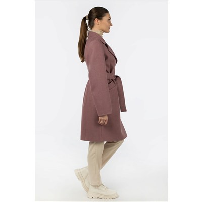 01-11106 Пальто женское демисезонное (пояс)