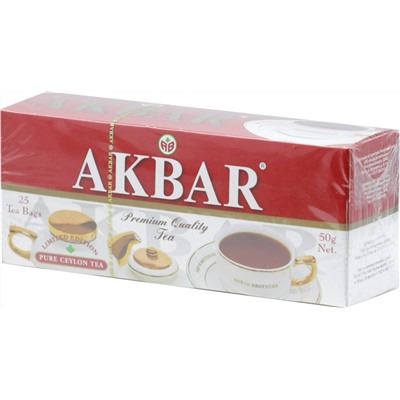 AKBAR. Mountain fresh (красн-бел. пачка) карт.пачка, 25 пак.