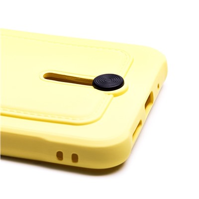 Чехол-накладка - SC304 с картхолдером для "Xiaomi Redmi 9C" (yellow)