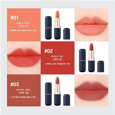 L’ocean Матовая помада для губ / Reve matt Stick, 03 Natural Coral, 3,5 г