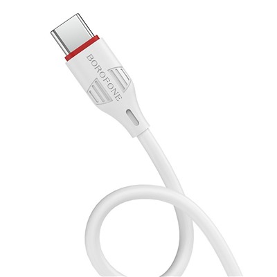 Кабель USB - micro USB Borofone BX17 Enjoy (повр. уп)  100см 2,4A  (white)