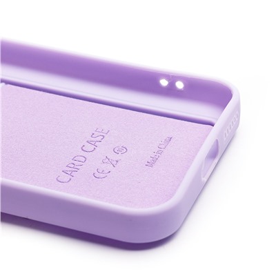 Чехол-накладка - SC337 с картхолдером для "Huawei Pura 70 Global" (light violet) (232825)