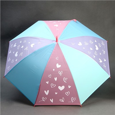 Зонт детский «Сердечки», d=90см