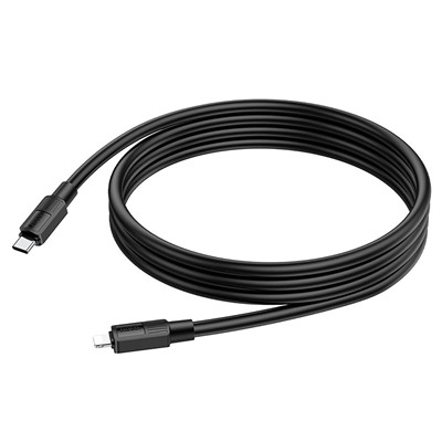 Кабель Type-C - Apple lightning Hoco X84 Solid PD (повр. уп.) 20W 100см 3A  (black)