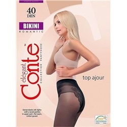 CON-Bikini 40/4 Колготки CONTE ажур трусики