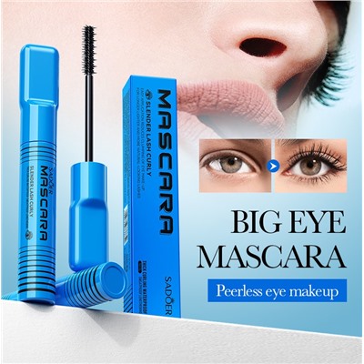 Тушь для ресниц подкручивание и удлинение Sadoer Mascara Slender Lash Curly, 8 гр.