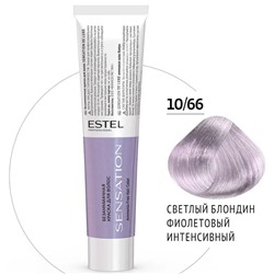 Крем-краска для волос 10/66 Светлый блондин фиолетовый DeLuxe Sensation ESTEL 60 мл