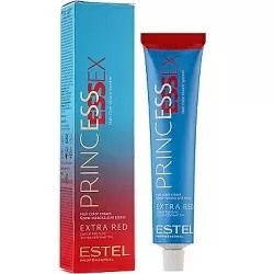 Estel Princess Essex Extra Red - Крем-краска для волос, тон 77-55 страстная кармен, 60 мл