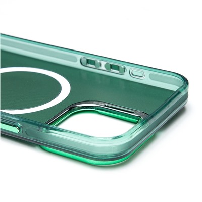 Чехол-накладка - SM025 SafeMag для "Apple iPhone 15 Pro Max" (green) (232079)