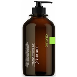 Шампунь для волос ПРОТИВ ВЫПАДЕНИЯ DERMAID 4.0 Anti-Hair Loss Shampoo Green Cleanse Evas Ceraclinic 1000 мл