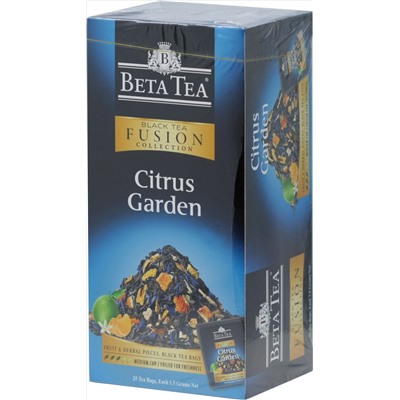 BETA TEA. Fusion Colection. Цитрусовый сад карт.пачка, 25 пак.