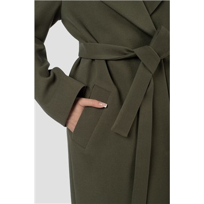 01-11986 Пальто женское демисезонное (пояс)