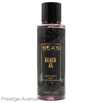 Мист для тела и волос Beas Body & Hair Black XS (Paco Rabanne Black XS for Her) 250 ml